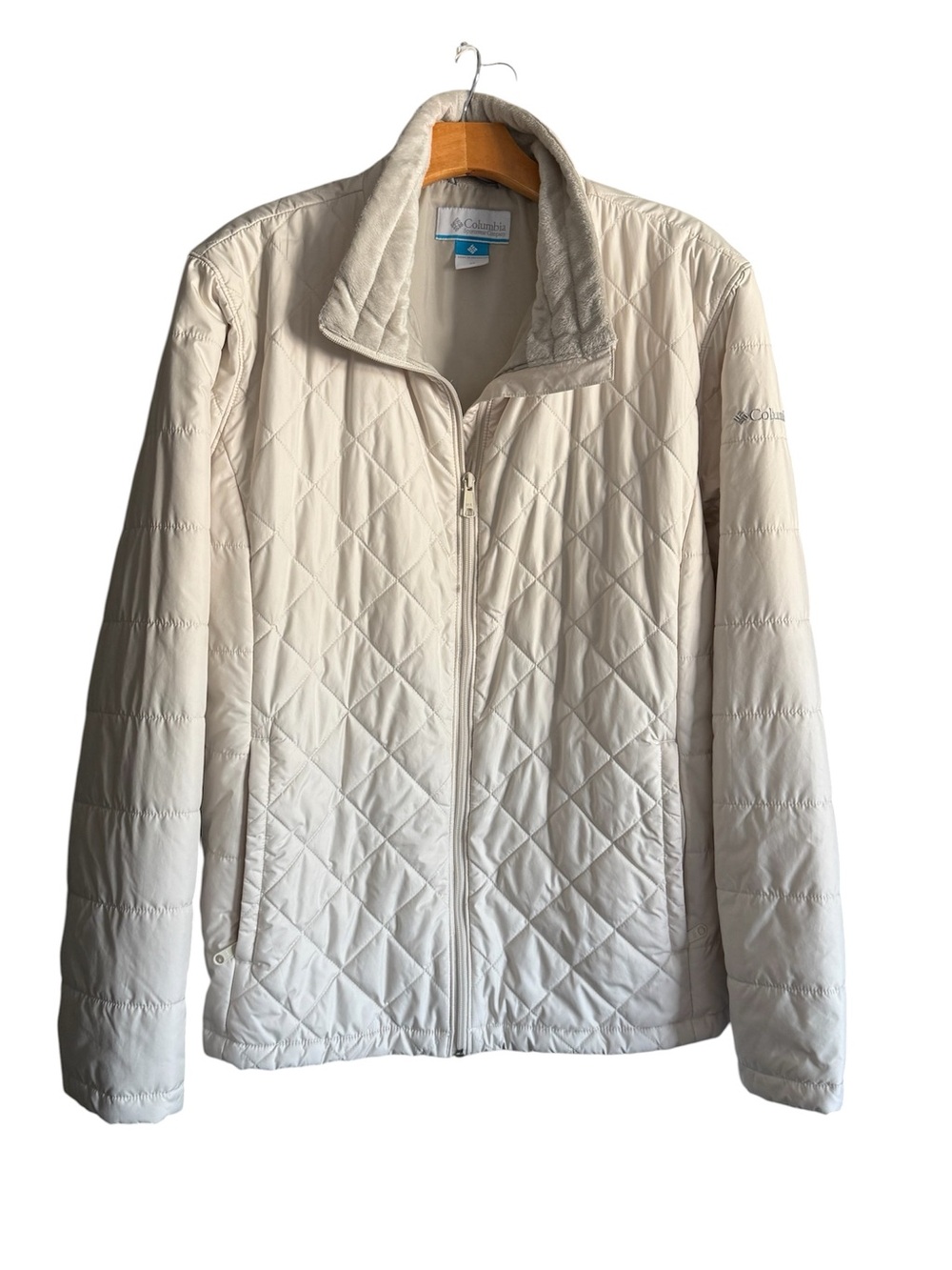 Columbia Women's Cream Quilted Puffer Jacket
